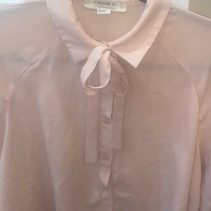 Pink Button-up Blouse